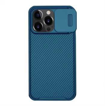 Apple iPhone 13 Pro 6.1'' Nillkin CamShield Pro Case Cover with Camera Protection Shield, Blue | Чехол для...
