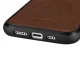Кожаный чехол iCarer Leather Oil Wax для iPhone 14 Plus с MagSafe, коричневый (WMI14220719-BN)