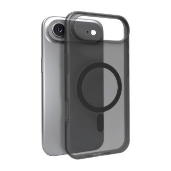 Puro Daylight MagSafe Case for iPhone 17 Air, Translucent Black