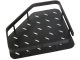Corner Bathroom Shelf Loft, Metal, Black