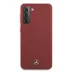Чехол Mercedes для Samsung Galaxy S21 Silicone Line, красный
