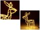 Large LED Reindeer Outdoor Decoration with Moving Head, 216 LEDs