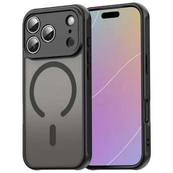 Чехол для iPhone 18 Pro Max / 17 Pro Max с магнитом, противоударный, матовый,...