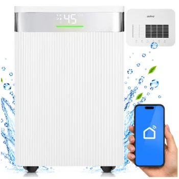 Air Dehumidifier Zortiva Zeviss 2000, 20 L/24 h, WiFi, 4.3 L, White