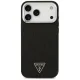 Чехол Guess Glitter Triangle Logo MagSafe для iPhone 17/18 Pro Max, черный