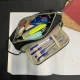 Двойной складной школьный пенал Maaleo 24502, Чёрный | Double Extendable Pencil Case