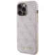 Guess 4G Metal Logo vāciņš Apple iPhone 15 Pro Max, Rozā