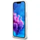 Guess IML Glitter Circle MagSafe vāciņš priekš iPhone 16e, caurspīdīgs