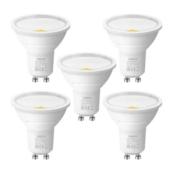 LEPRO 200086-NW GU10 LED spuldzes, 3.3 W, 4000 K, 5 gab.