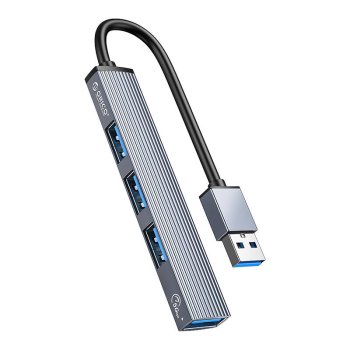 Orico AH-A13 USB un 4x 3.0 centrmezgla adapteris (pelēks) | to Hub Adapter (gray)