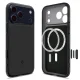 Spigen iPhone 17 Pro vāciņš Ultra Hybrid T Mag Magsafe, melns