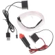 LED Gaismas Lente Apgaismojums Automašīnai Baltā Krāsā, 5m | LED Light Strip Ambient Lighting For Car Red Color