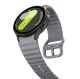 Tech-Protect Silicone Sport Strap for Samsung Galaxy Watch 4 / 5 / 6 / 7 / FE, Gray
