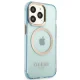 Guess Gold Outline Translucent MagSafe vāciņš iPhone 13 / 13 Pro - zils
