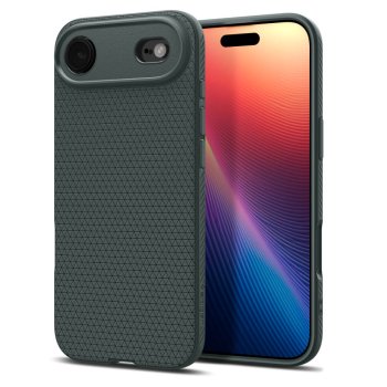 Чехол Spigen для iPhone 17 Air Liquid Air, темно-зеленый