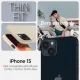 Apple iPhone 15 6.1\'\' Spigen Thin Fit Case Cover, Beige | Чехол Кабура Кейс Бампер для...