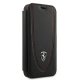 Ferrari Off Track Perforated atverams vāciņš iPhone 12 mini melns