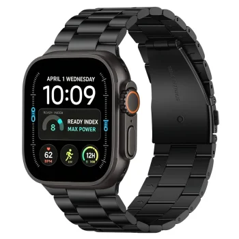 Браслет Tech-Protect Stainless для Apple Watch 44 / 45 / 46 / 49 мм, чёрный