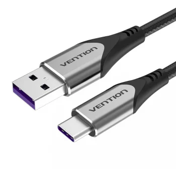 Кабель USB-C на USB 2.0 Vention COFHG 5A 1.5м Серый