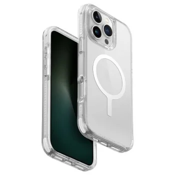 Uniq Combat iPhone 16 Pro 6,3" Magclick uzlādes futrālis balts/balts ar uzlādi | 6.3" Charging case...