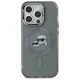Karl Lagerfeld iPhone 15 Pro Max vāciņš HC MagSafe IML Metal KC Heads, melns
