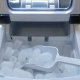 Ruhhy 00025565 Ice Maker 12kg/24h, Black Inox