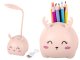 Kids LED Night Light with Organizer and Phone Stand, Pink