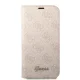 Guess iPhone 14 Wallet Case 4G Vintage Gold Logo, Pink