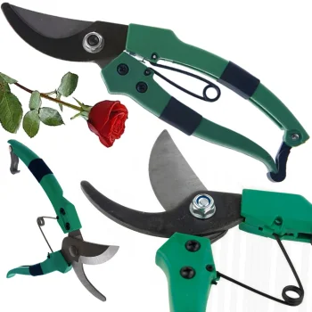 Dārza šķēres griezēji koku un krūmu potēšanai zaļš, 18x10 cm | Garden pruner for grafting trees and shrubs