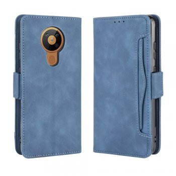 Nokia 5.3 PU Leather Wallet Case Cover, Blue | Vāciņš Maciņš Apvalks Grāmatiņa