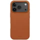 Чехол Uniq iPhone 17 Pro Lino Magclick Charging, оранжевый