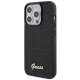 Чехол Guess для iPhone 15 Pro Disco Script Metal, черный