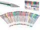 Colored Gel Pens Set, 25 pcs