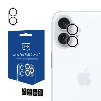 Защитное стекло для камеры 3mk Lens Pro Full Cover для iPhone 16 / 16 Plus