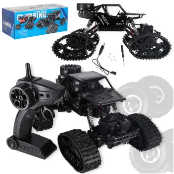 Tālvadības automašīna RC Rock Crawler 4x4 LHC012 2-in-1, melna