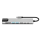 Tech-Protect HB09 8-in-1 USB-C Hub (HDMI 4K, PD 100W, RJ45) - Gray