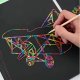 Rainbow Scratch Paper Art Notebook A5 for Kids and Adults Creative Drawing Pad