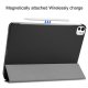 Apple iPad Pro 11\'\' (2024) (A2837 A2925) PU Leather Protective Tri-fold Book Case Cover, Black | Чехол...