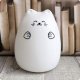 Bakalu Silicone LED Night Light for Kids Kitten, White