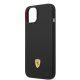 Ferrari Silicone Metal Logo MagSafe vāciņš iPhone 14 6.1\" Black