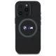 BMW iPhone 16 Pro Max vāciņš M Silicone Printed Ring MagSafe, melns