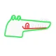 Светодиодная неоновая лампа Forever Light FLNJ03 Jurassic Крокодил, Зеленая