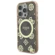 Guess iPhone 16 Pro Case IML Peony On 4G Background MagSafe, Brown