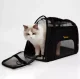 Suņu, kaķu, dzīvnieku pārnesāšanas transportēšanas soma, Melns | Cat Dog Carrier Bag