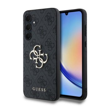 Guess 4G Big Metal Logo korpuss priekš Samsung Galaxy A35 - melns | case for black