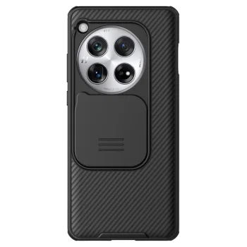 Чехол Nillkin CamShield Pro для OnePlus 12 с крышкой камеры - черный