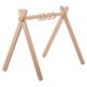 Koka bērnu attīstošais statīvs Kruzzel 0+, dabīgs koks