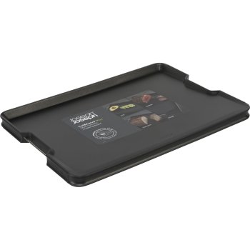 Joseph Joseph Cut&Carve Plus Multifunctional Chopping Board, Black