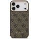Guess 4G vāciņš ar MagSafe maku iPhone 17 Pro Max - brūns | Phone Case Cover