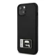 Karl Lagerfeld Ikonik Patch vāciņš iPhone 13 mini, melns
